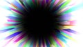 16 seconds colorful dj visualizer loop tunnel with colorful background HD video