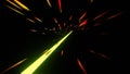 13 seconds DJ visualizer flying dancing cubes and cuboids on black backdrop HD video