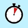 5 Seconds or 5 Minutes or 1 Hour - Stopwatch Icon