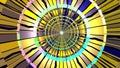 16 seconds yellow blue grey dj visualizer loop tunnel with colorful background HD video