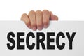 Secrecy Royalty Free Stock Photo