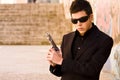 Secret agent ready Royalty Free Stock Photo