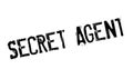 Secret Agent rubber stamp