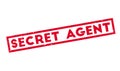 Secret Agent rubber stamp