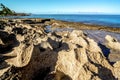 Secret beach morning in oahu hawaii Royalty Free Stock Photo