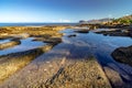 Secret beach morning in oahu hawaii Royalty Free Stock Photo