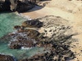 Secret Beach - Oahu, Hawaii Royalty Free Stock Photo