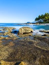secret beach oahu island hawaii Royalty Free Stock Photo