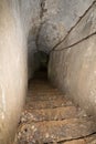 Secret Communist Party Nuclear Bunker and Shelter - Stairs Royalty Free Stock Photo