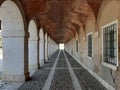 Secret corridor royal palace of aranjuez Royalty Free Stock Photo