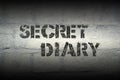 Secret diary gr