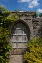 Secret Door To The Magic Garden Royalty Free Stock Photo