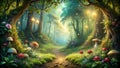 Secret Garden of Dreams Immerse Yourself in the Enchanted Forest Generative By AI