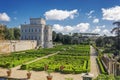 Secret garden inside Villa Doria Pamhili in Rome, Italy Royalty Free Stock Photo