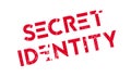 Secret Identity rubber stamp