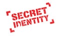 Secret Identity rubber stamp