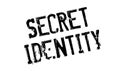 Secret Identity rubber stamp