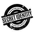 Secret Identity rubber stamp