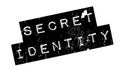 Secret Identity rubber stamp