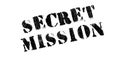 Secret Mission rubber stamp