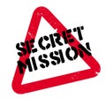 Secret Mission rubber stamp