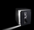 Secret safe in the dark Royalty Free Stock Photo