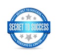 secret to success seal sign concept