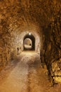 Secret tunnel in Castle Kufstein - Austria Royalty Free Stock Photo