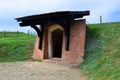 Secret tunnel entrance - Carolina citadel in Alba Iulia, Romania Royalty Free Stock Photo