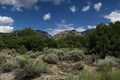 Secret vista to mountains from El Rito, NM Royalty Free Stock Photo