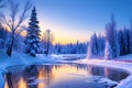 secret winter extremely detailed hdr masterpiece Royalty Free Stock Photo