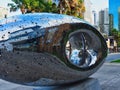 Modern Stainless Steel Sculpture, Museum of Modern Art, Sydney, Australia