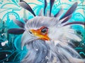 Secretary Bird - Best Of Granada Street Art