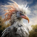 The Secretary Bird Made With Generative AI illustration