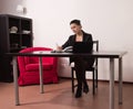 Secretary in a office