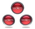 Secrets glass button