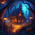 The Secrets of Goblin Grotto Unveiled - AI Generative By Halloween AI