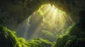 Secrets of the Mountain Cave./n Royalty Free Stock Photo