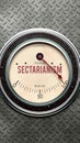 Sectarianism that is hitting a full scale, showing a very high level of sectarianism. Maximum value Royalty Free Stock Photo