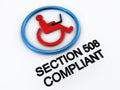 Section 508 accessibility Royalty Free Stock Photo