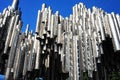 Section of the abstract Sibelius Monument dedicated to the composer Jean Sibelius, Helsinki, Finland Royalty Free Stock Photo