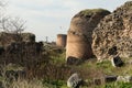 Ancient Roman walls surrounding Iznik Nicea Royalty Free Stock Photo