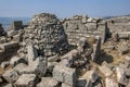 The ancient ruins of Pergamum at Bergama in Turkey. Royalty Free Stock Photo