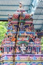 A section of the beautiful Koneswaram Kovil in Trincomalee in Sri Lank.