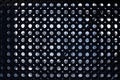 Section of a black extremely robust ring rubber mat for industry and workshop Royalty Free Stock Photo