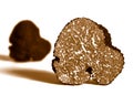 Section of black truffle