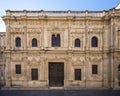 Section of the facade of the Seville Town Hall facing the Plaza de San Francisco.