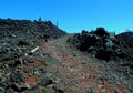 That Rough and Rocky Lava Road Royalty Free Stock Photo