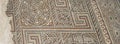 Original Mosaic Floor at the Church of the Nativity in Bethlehem Royalty Free Stock Photo