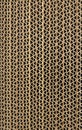 Section of packing cartons, close up on the internal structure of the material Royalty Free Stock Photo